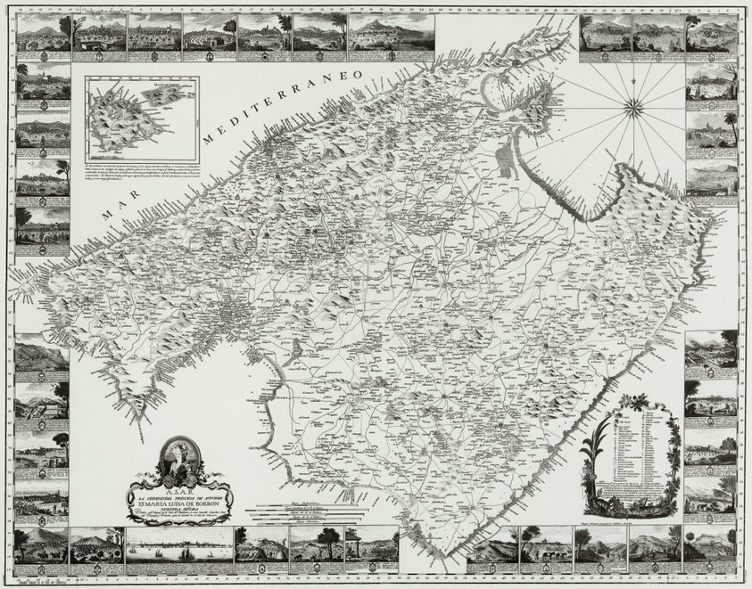 Historické medzníky - Mapa - Mallorca / Mallorka